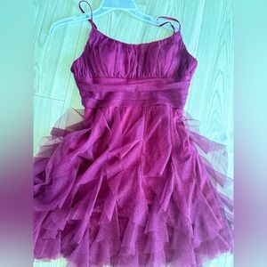 Pearl Burgundy Formal Dress